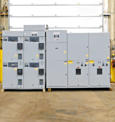 EPSI Cutler-Hammer Ampgard, medium voltage motor control lineup, 4.76 KV