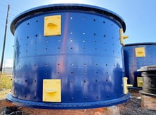 22' x 36.5' Flsmidth, LOT of 2 Ball Mills, Dual 4,900 KW (6,662 HP) Motor Drives, VFD, unused