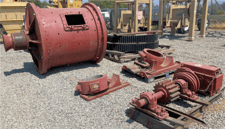 5' x 5' Eimco, Ball Mill, GE 30 HP, Babbitt bearings