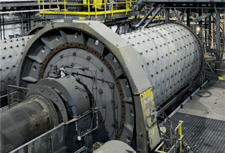 11.5' x 22' Metso, Ball Mill, 1100 KW