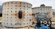 15' x 19' Nordberg, Ball Mill, 2 pc shell, Westinghouse Synch 3000 HP, spare pinion