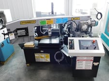 13" x 18" Hyd-Mech #S20A, automatic miter bandsaw, 1" x 14' 10" blade, 75-350 SFM, 2 vises