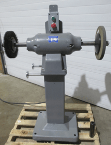 12" Baldor #1252, Bench Type Buffer & Grinder on GA20 Cast Iron Pedestal
