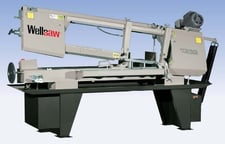 13" x 38" Wellsaw #1338-SA, horizontal band saw, 13" rounds, 186" x 1" x .035"blade