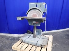 20" Elephant #DS-20, Disc Sander, 10.25" x 27.5" Table, 2 HP, 1720 RPM, 220/440 V, 1986