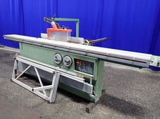 Macchine Casadei #KS/30, Sliding Table Saw, 8" Blade, 7.2 kW, 22.5 Amps, 220 V, 1994