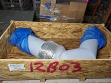 Komatsu #58E-02-10920, exhaust tube left hand, new