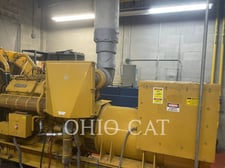 500 KW Caterpillar 3412, Stationary Generator Set, Diesel, 1800 RPM, 480V, 1326 hours, 1991