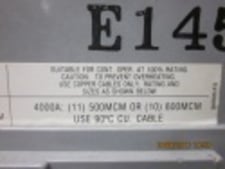 4000 Amps, General Electric, TC4040SSHE1C, manually operated, drawout, #IC5005