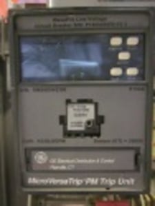 3200 Amps, General Electric, WPX-32, manually operated, drawout, #AB3828