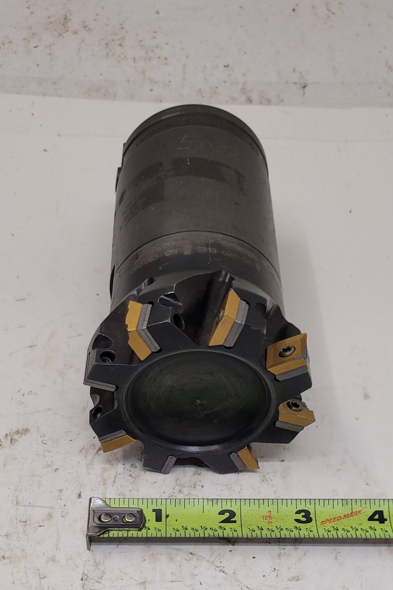 Sandvik r290-080v63-12h 80mm face mill - with varilock 3" extension