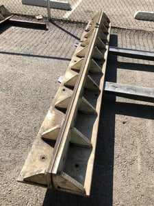 Piranha, LOT of 2 Press Brake Table Attachment, 10' Long