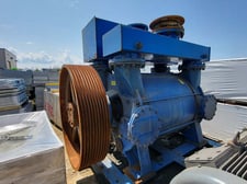 Nash #2BE3-500-2BY4COOL, liquid ring vacuum pump, 400 HP, 1185 RPM, Cast iron, 2009