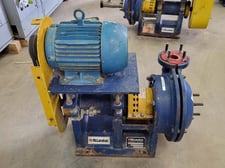 1.5" McLanahan #6320-PU-003, Nitrile pump, 3 HP, 1755 RPM