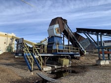 Hogger, with infeed & outfeed conveyor, 400 HP