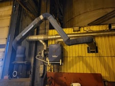 Nederman, fume extractor with 12' hose, filter box & vacuum pump