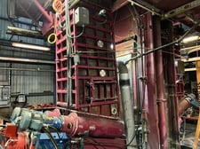 Sunds Defibrator #PFC-400, pulp baling slab press system, 1988