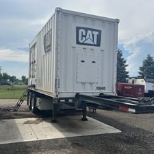 600 KW Caterpillar #XQ600, diesel generator set, 208/480 Volts, 10692 hours, 1800 RPM, C18 engine, sound