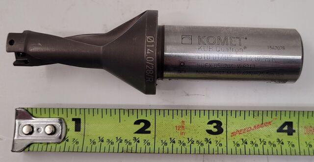 Komet #U10 01402, KUB Quatron indexable insert drill