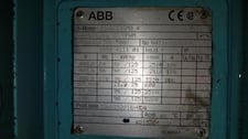 125 HP 3230 RPM ABB M5250SMB-4, TEFC, 400 Volts, Atlas Copco 1080-4111-01 variable speed drive