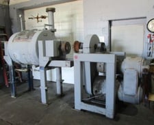 J.h. Day turbulent mixer/dryer, Stainless steel, jacketed, 30 HP, 36' ID x 48" long chamber