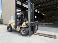 13400 lb. Hyster #H135XL, diesel forklift, 72" fork length, 2 stage mast, side shift, 1994