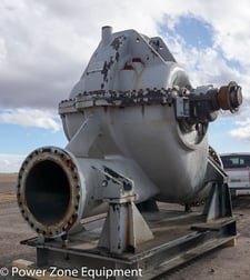 50000 GPM @ 375' TDH, ITT Industries #114-767-521, counter clock wise horizontal single stage centrifugal pump