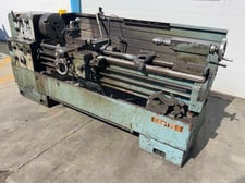 17" x 60" Goodway #GW-1760, gap bed engine lathe, 10" swing over cross slide, inch/metric, 6-jaw 8" chuck