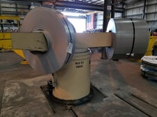 60000 lb. Cincinnati, turnstile, 3 arm, 60" L, 72" width, 84" outside dimension, 20-24" ID, 7/8" c-hook