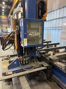 Ocean #Avenger beam line, coolant system, 3' x 720" w/ drill sharpener, 2010