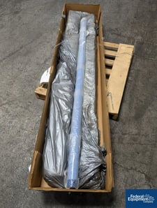 500 gallon Pfaudler, Glass lined fin baffle, 91" overall, 5.5" fin, 3" diameter