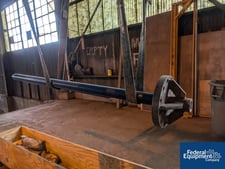 1000 gallon Pfaudler, Glass Lined Fin Baffle, 76" wet, 83" overall, 5" span, c flange, unused