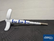20 gallon DeDietrich, Glass Lined Retreat Curve Agitator, 30" overall, 18" span, 1.5" seal, DTW or TW drive