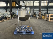 60 gallon Lee #60D10S, Double Motion Kettle, Stainless Steel, jacket 40psi @287&deg;F, 1995