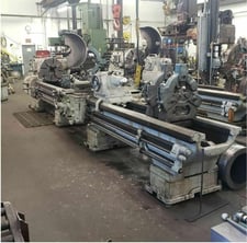 Axelson #28-192, Engine Lathe, 28.5"/18.5" Swing, 192" Centers, 24" Chuck, 26" width x 16.7" D Bed, 1800 RPM