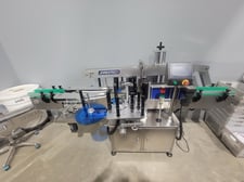 Jorestech #Omicron-2, Automatic Bottle Labeler, 2.36"-5.9" diameter Round Container, 5.9" width Flat