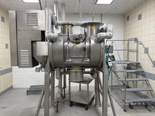 Littleford #FKM-600D, Mixer, 304 Stainless Steel, 22 cu.ft., 125 RPM, 50 HP mixer, 1999