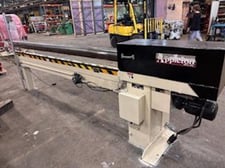 Appleton / Menasha #P500, semi-automatic core cutter, 120" x 6" diameter, 2 HP, 1991