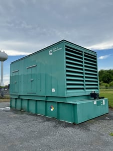 1250 KW Cummins #QSK50-G4, standby diesel generator, enclosed, Tier 4, 356.8 hours, 2015