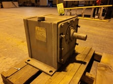 1750 RPM, Falk #1060FZ2A-25.50, enclosed inline gear reducer, 25.50 :1 ratio, like new