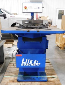 5/32" Boschert #Light, hydraulic corner notcher, 8-7/8" x 8-7/8" length, 50 SPM, 4.5 HP, 2016