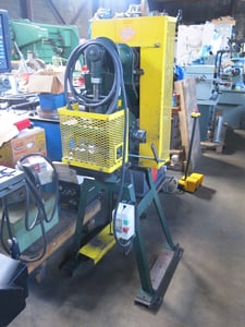 2" x 2" x 1/4" Lehmann #PRESSHEAR-10, Mechanical Ironworker, 18 tons, 7/8" round, 2" stroke, 6-1/2" Shut
