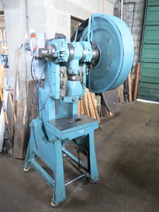 20 Ton, Press-Rite #2, Mechanical OBI Punch Press, 2" stroke, 2" ram adj, 7" Shut Height, 6" throat, 185 SPM
