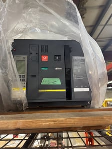 800 Amps, Square D, NW08H1, 65kA, Drawout, Micrologic 6.0P Trip unit, manually operated Breaker