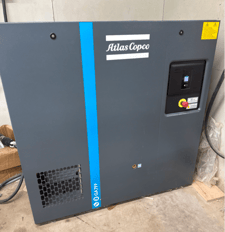 Atlas Copco #GA-7FF, rotary screw air compressor, 10 HP, internal dryer, 230 V., 235 hours, 2023
