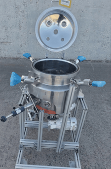 13.2 gallon ITT Industries Pure-Flo Precision, 50 liter Stainless steel fermenter tank, bottom driven