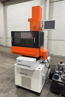 Image for Agie Charmilles #Drill-20, 11.8" X, 7.8" Y, 11.8" Z, 7.78" Drilling Depth, 11.8" x15.7" table, 1015.3 PSI, TFT Control, filters, hole drill rods, 2011