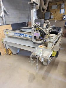 Multicam #M-103, router, linear ATC, 4' x 8', Kufo dust collector, pendant, Auto mist lube, 2002