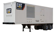 1000 KW Caterpillar #XQ1000, diesel generator set, 480 Volts, 9351 hours, 1800 RPM, C32 engine, sound