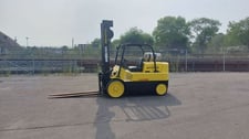 15300 lb. Hyster #S150, LPG forklift, 160" lift, automatic transmission, refurbished, serial #A02400539BE